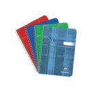 Cahier reliure spirale A5 180 pages petits carreaux - coloris aléatoire  - Fiducial