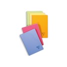 Cahier spirale Linicolor A5 180 pages,5X5, 90g  - Fiducial