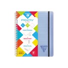 Cahier spirale Linicolor A5+ 180 pages, Ligné, 90g  - Fiducial