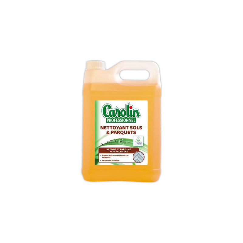 Nettoyant Sols et Parquets Ecolabel CAROLIN 5L  - Fiducial