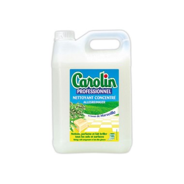 Nettoyant concentré multi-surfaces au savon de Marseille CAROLIN 5L  - Fiducial