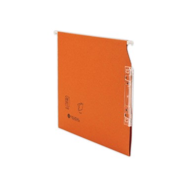 Dossiers suspendus armoires FIDUCIAL Colors - orange - Fond V  x25 - Fiducial