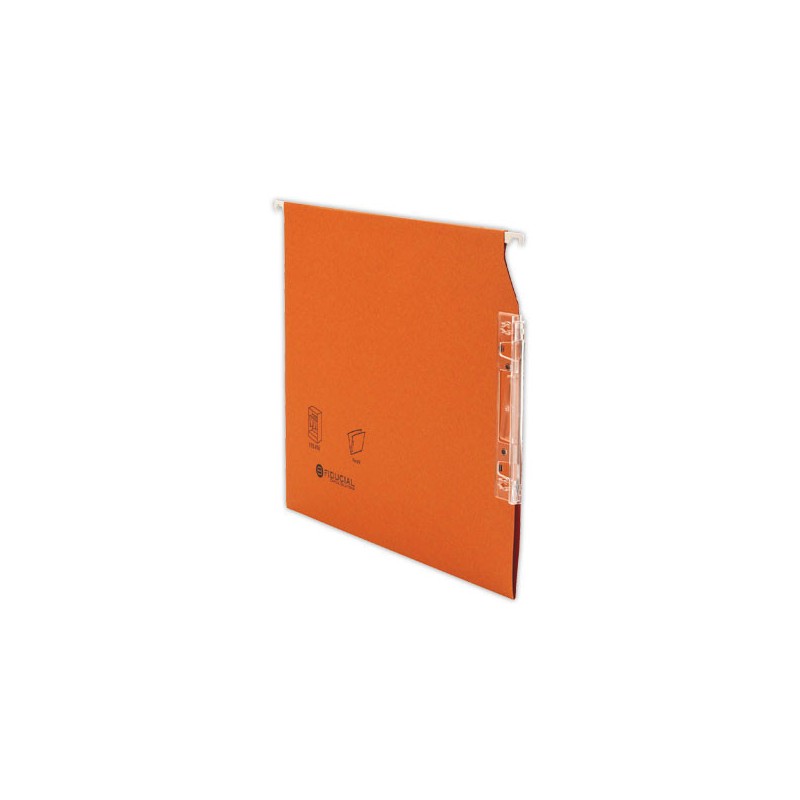 Dossiers suspendus armoires FIDUCIAL Colors - orange - Fond V  x25 - Fiducial