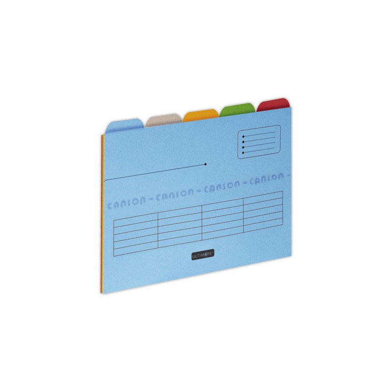 Sous-dossiers 5 onglets Carte ELBA Ultimate  x5 - Fiducial