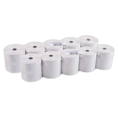Bobines de papier pour caisses et terminaux point de vente 80X80X12  x10 - Fiducial