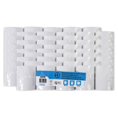 Bobines de papier pour caisses et terminaux point de vente 80X70X12  x50 - Fiducial