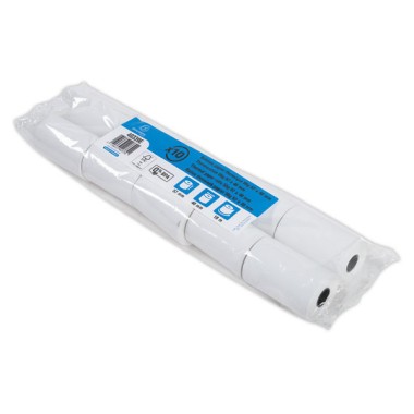 Bobines de papier terminaux carte bancaire 57X40X12 mm sans BPA  x10 - Fiducial