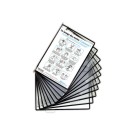 10 poches à pivot antimicrobiennes Acier noir  - Fiducial