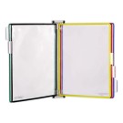 Kit mural métal 5 poches coloris assortis  - Fiducial