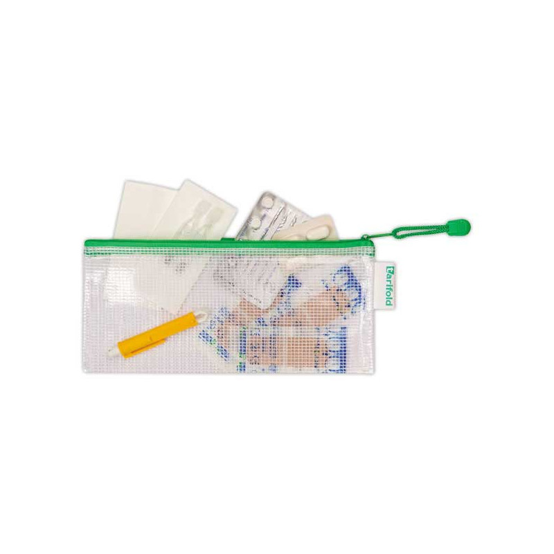Pochettes souples armées ZIP - TARIFOLD-Chéquier  x8 - Fiducial