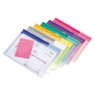 pochettes polypropylène recyclé A5 - Assortis  x6 - Fiducial