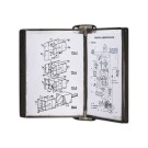 Kit mural PRO 10 poches Easy A4 PP coloris noir  - Fiducial