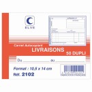 Carnet "Livraisons" - A6 - 50 dupli  - Fiducial