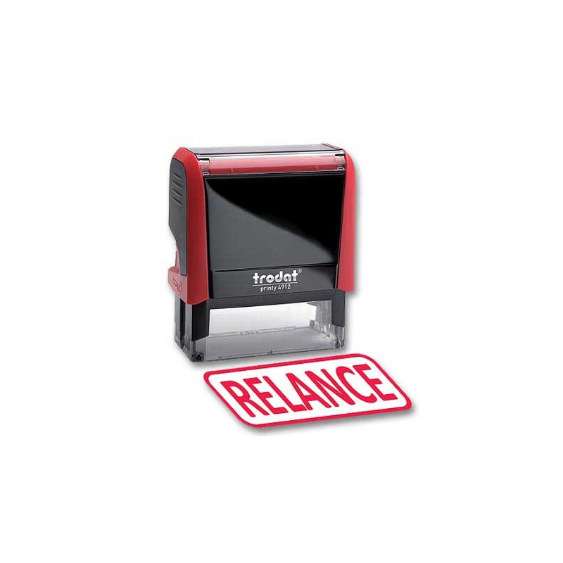 Timbre à formule commerciale X-Print "Relance" - rouge  - Fiducial