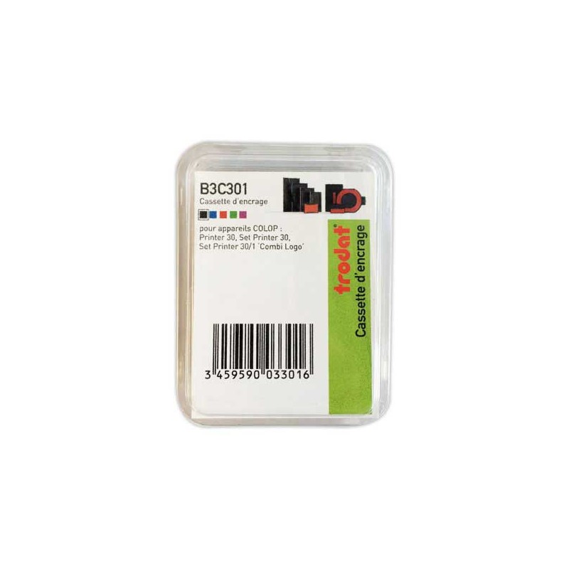 Encriers Trodat pour Colop E30 noir  x3 - Fiducial