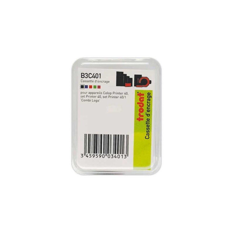 Encriers Trodat pour Colop E40 noir  x3 - Fiducial