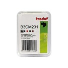 Encriers Trodat pour Colop 2300 noir rectangulaire  x3 - Fiducial