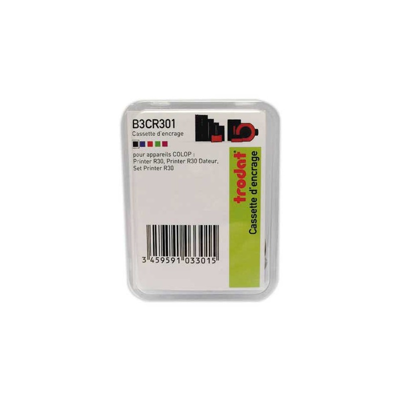 Encriers Trodat pour Colop er30 noir rond  x3 - Fiducial
