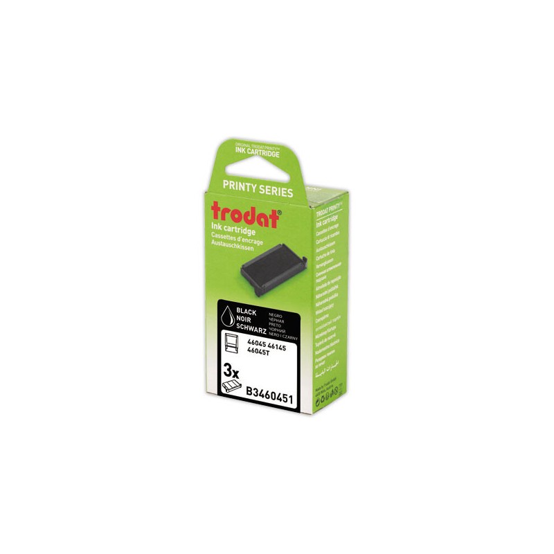Encriers Trodat 46045a noir  x3 - Fiducial