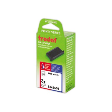 Encriers Trodat 4850 bleu/ rouge  x3 - Fiducial