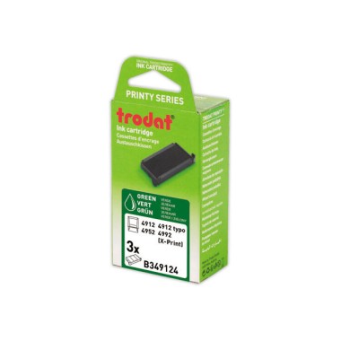 Encriers Trodat 4912 vert  x3 - Fiducial