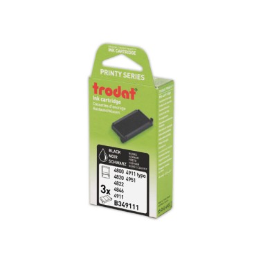 Encriers Trodat 4914 noir  x3 - Fiducial