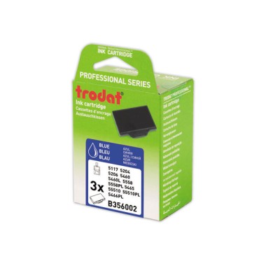 Encriers Trodat 6/56 bleu  x3 - Fiducial