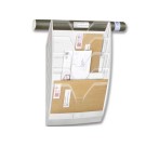 Trieur mural 5 compartiments blanc CEPcases transparentes  - Fiducial