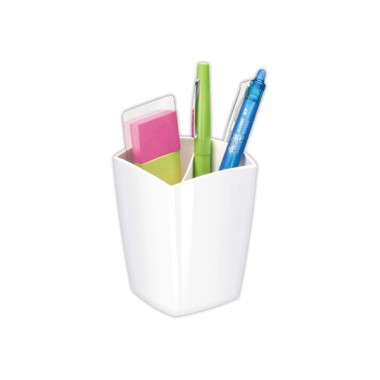 Pot à crayons CEP PRO GLOSS opaque - Blanc  - Fiducial