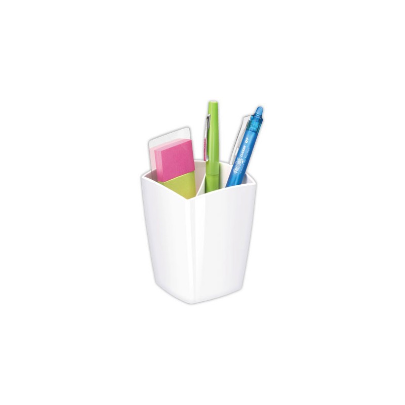 Pot à crayons CEP PRO GLOSS opaque - Blanc  - Fiducial