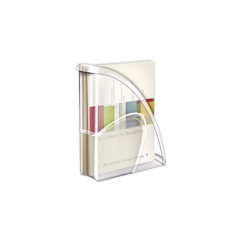 Porte-revues CEP Pro Happy-Dos 8 cm - Incolore  - Fiducial