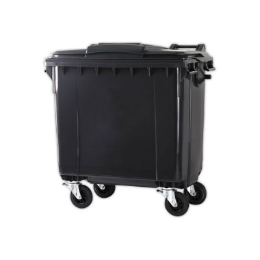 Container pour collecte et tri des déchets 770 L à roulettes  - Fiducial