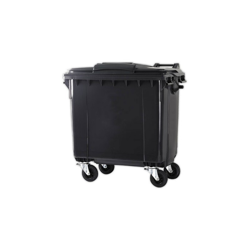Container pour collecte et tri des déchets 770 L à roulettes  - Fiducial