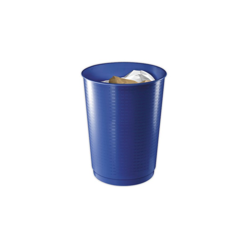 Corbeille à papier CEP 133 en PP - 40 litres - Bleu  - Fiducial