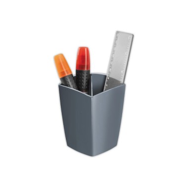 Pot à crayons CEP PRO GLOSS opaque - Gris  - Fiducial