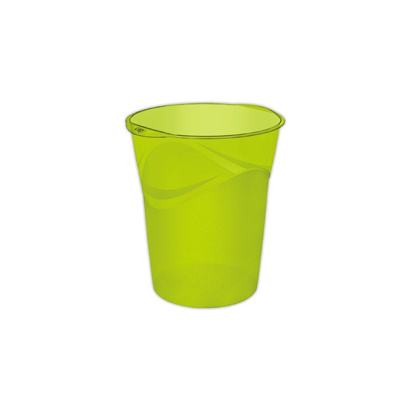 Corbeille à papier CEP Pro Happy 14 litres - Vert d'eau  - Fiducial