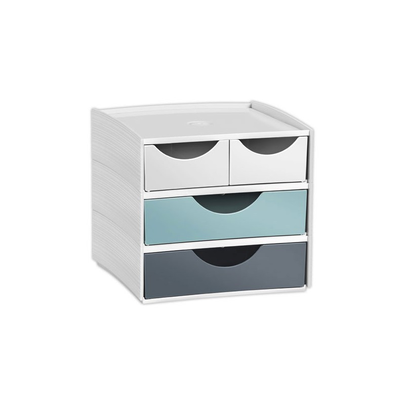 Mini module de rangement Riviera Multicolore Dim 18,6 x 18,5 H 17,5 cm  - Fiducial