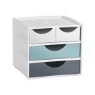 Mini module de rangement Riviera Multicolore Dim 18,6 x 18,5 H 17,5 cm  - Fiducial