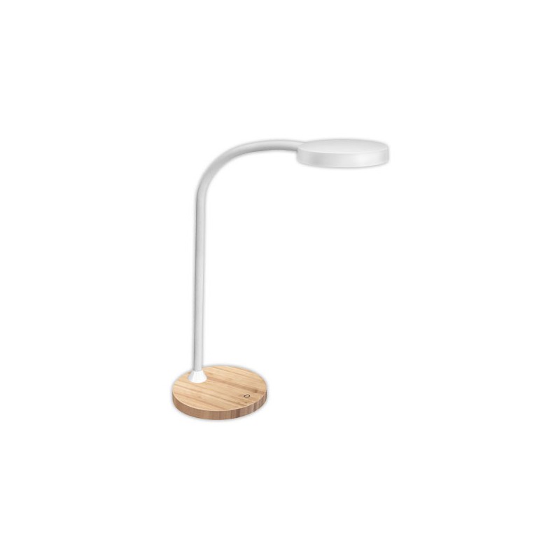 Lampe led Flex socle couleur bois  - Fiducial