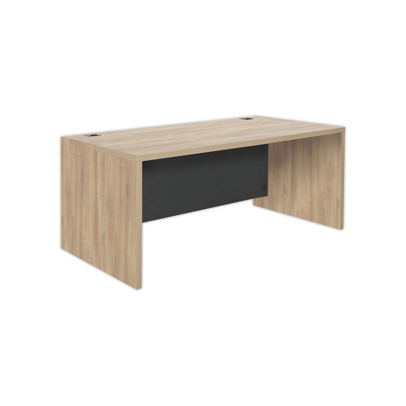 Bureau BARI 180 cm chêne du bocage monté  - Fiducial