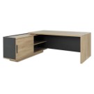 Bureau BARI Retour gauche 180 cm chênedu bocage monté  - Fiducial