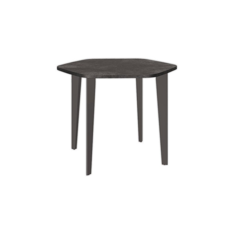 Table de convivialité Barcelone hexagonale 100 cm monté  - Fiducial
