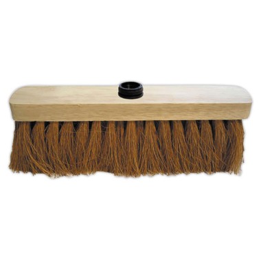 Brosse coco 29 cm avec douille 28 mm fer galvanisé  - Fiducial