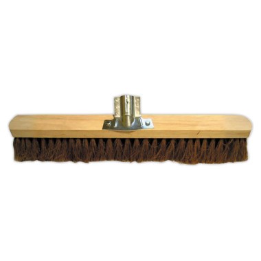 Brosse coco 60 cm avec douille 28 mm fer galvanisé  - Fiducial