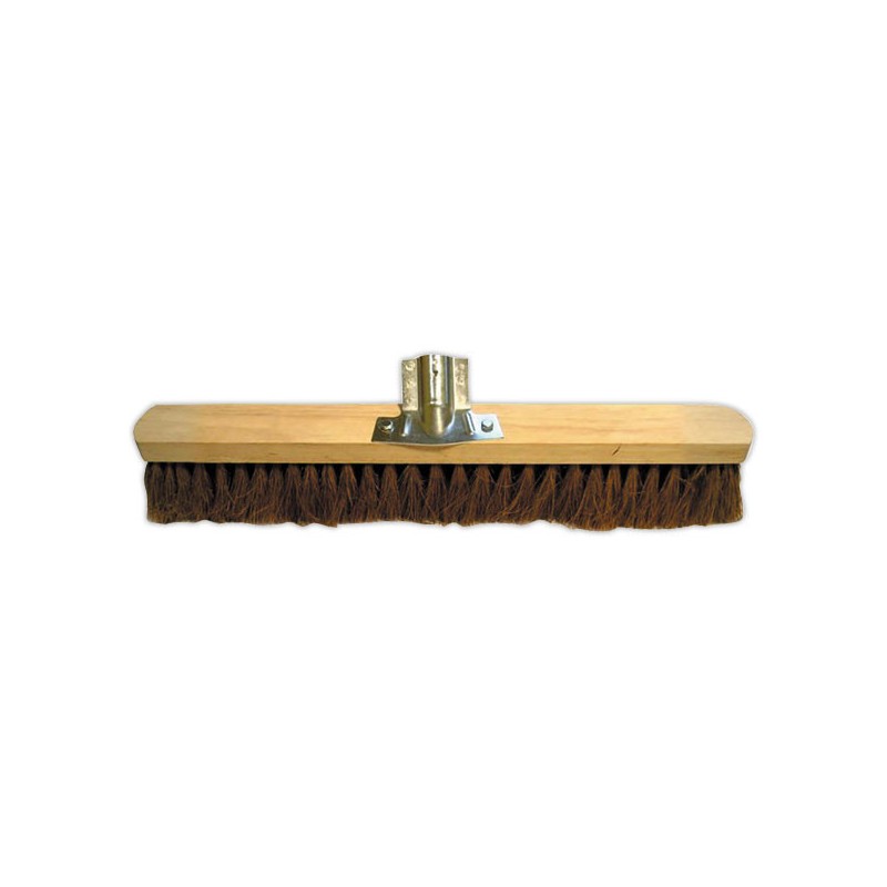 Brosse coco 60 cm avec douille 28 mm fer galvanisé  - Fiducial