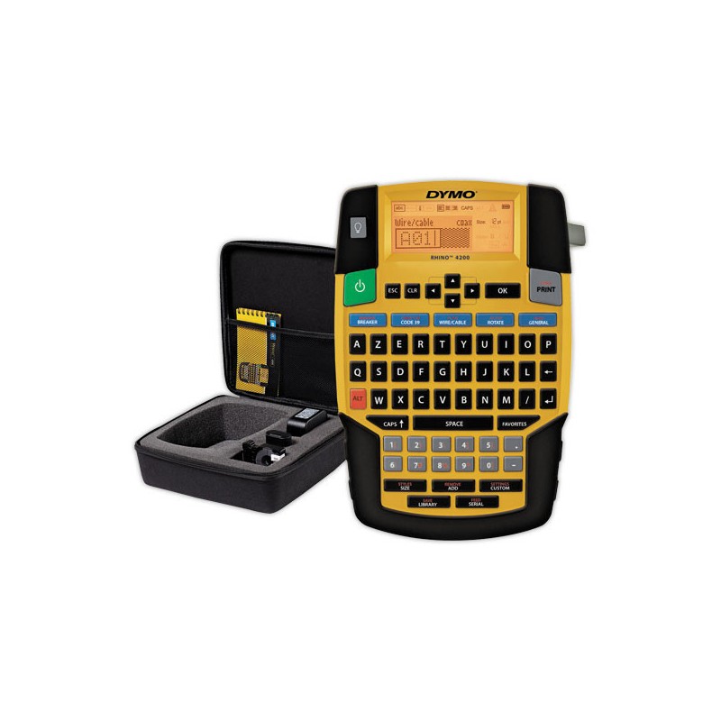 Titreuse Dymo Rhino 4200 avec malette  - Fiducial