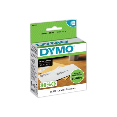 Étiquettes d'adresses LW 28mm x 89mm (130 étiquettes)  - Fiducial