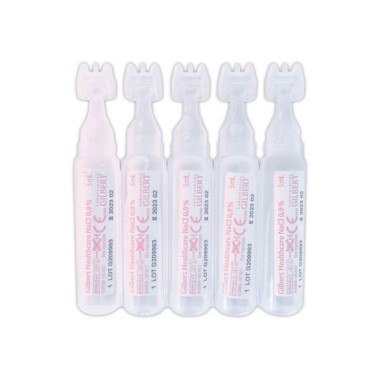 Unidoses de sérum physiologique  x5 - Fiducial