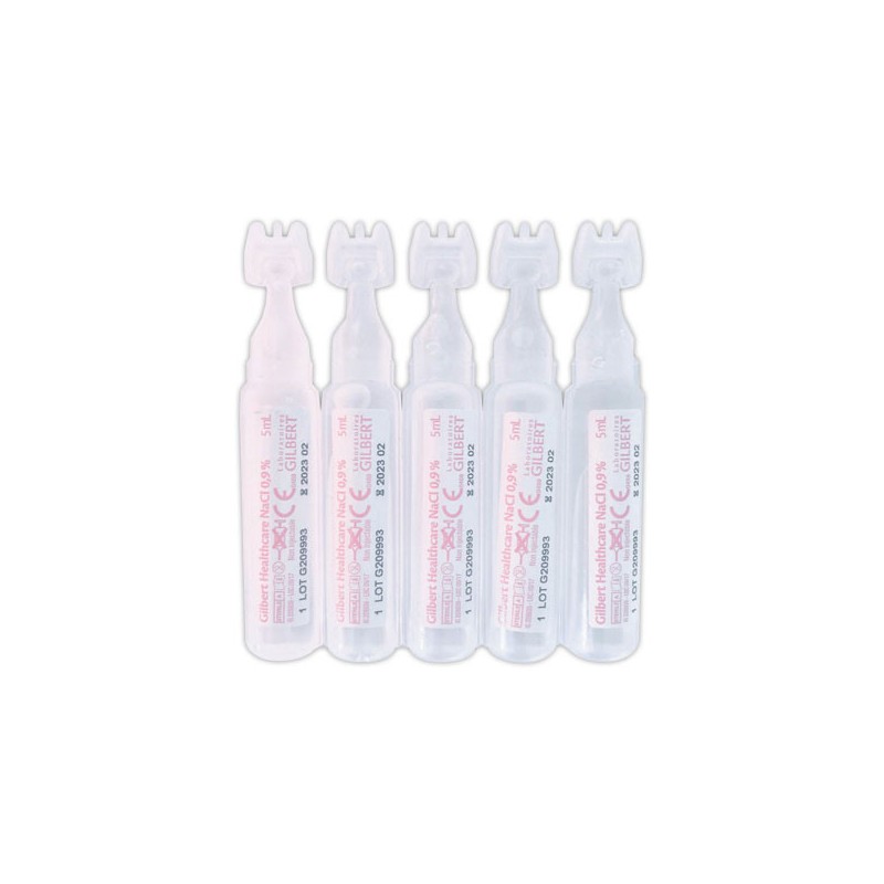 Unidoses de sérum physiologique  x5 - Fiducial
