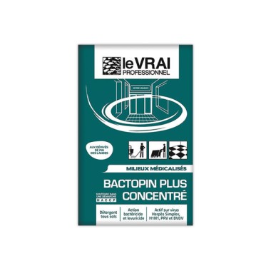 Détergent désinfectant - 250 doses de 20 ml BACTOPIN PLUS Concentré  - Fiducial